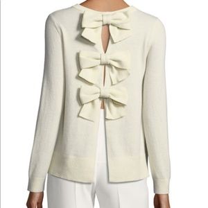 EUC Club Monaco Cashmere Bow Sweater